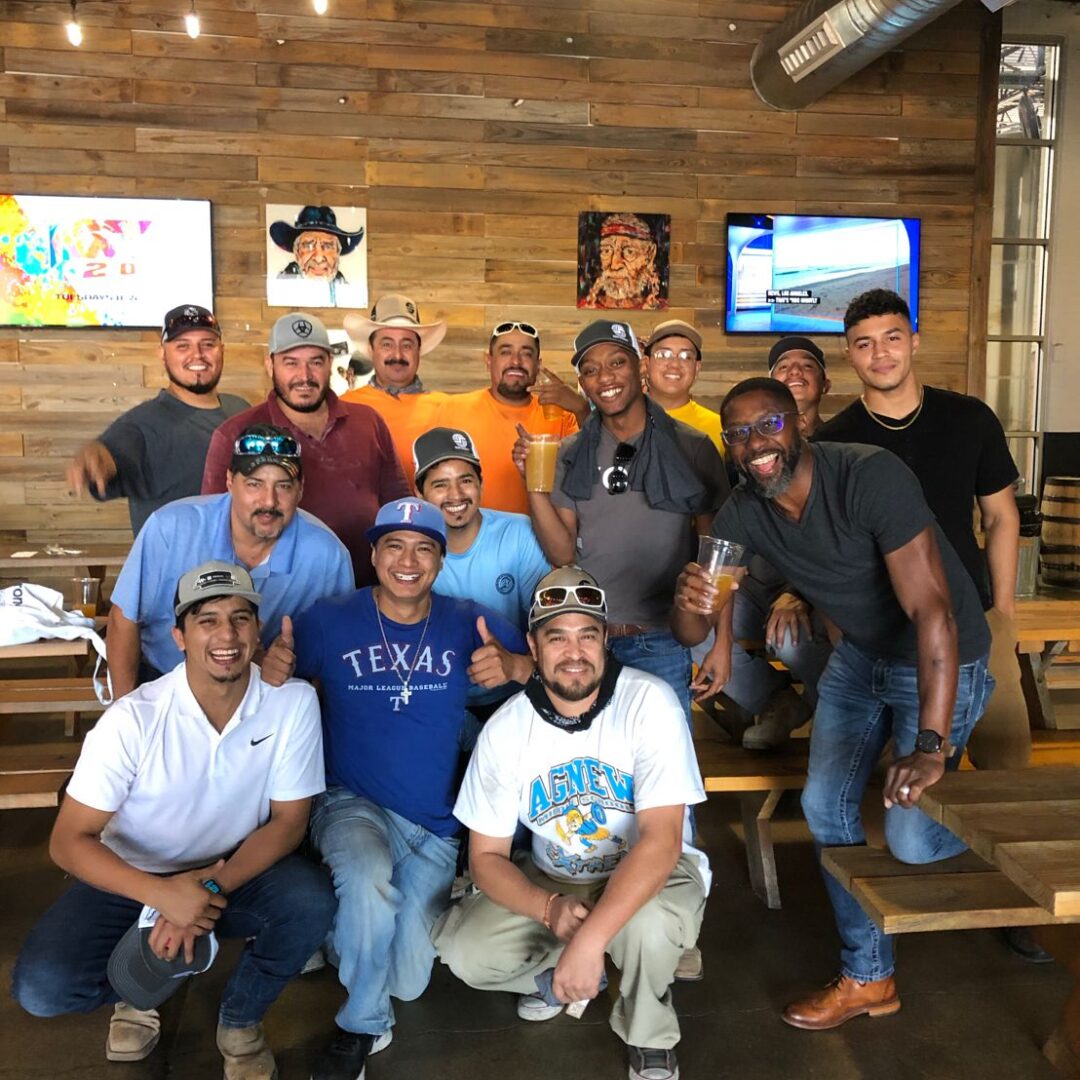 JP and Drywall Group axe throw 1